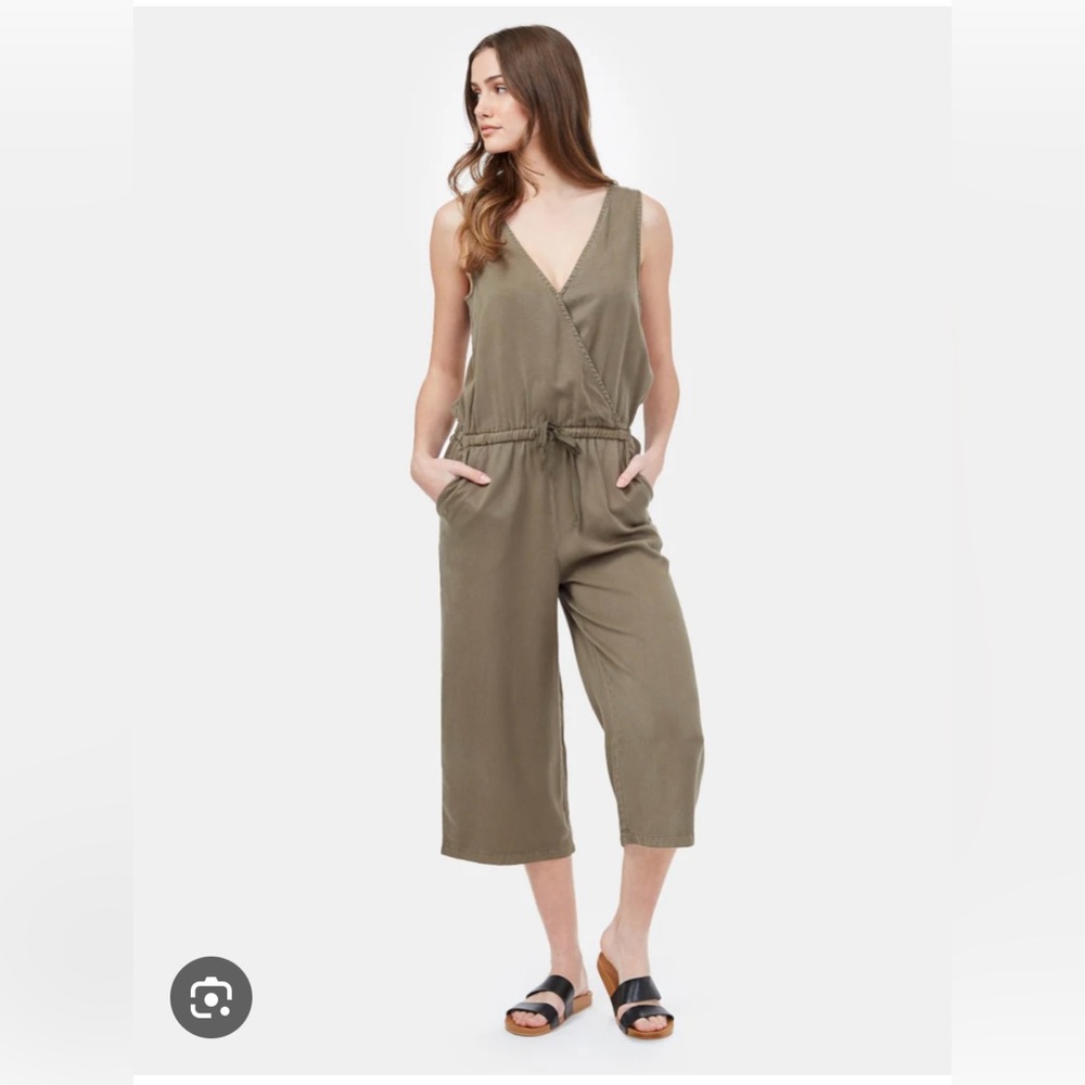 Ten Tree Olive Green Blakely Sleeveless Jumpsuit